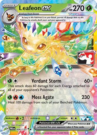 Leafeon ex - 006/131 - Edición Sobre de Liga - ESPAÑOL