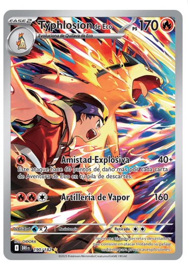 Typhlosion de Ethan - 190/182 - ESP