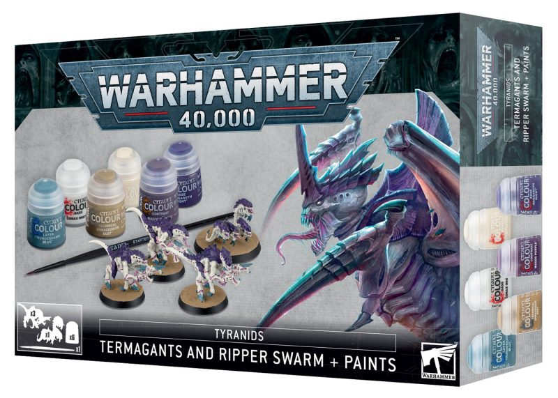 Warhammer - 40K - Termagants and ripper swarm + paints