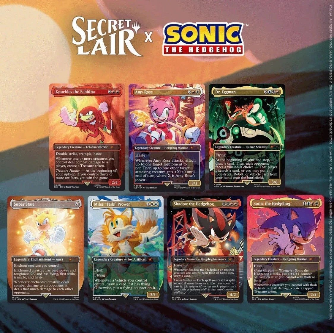 Secret Lair X Sonic- Friends and Foes - Foil
