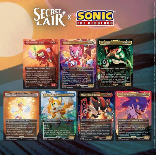 Secret Lair X Sonic- Friends and Foes - No Foil