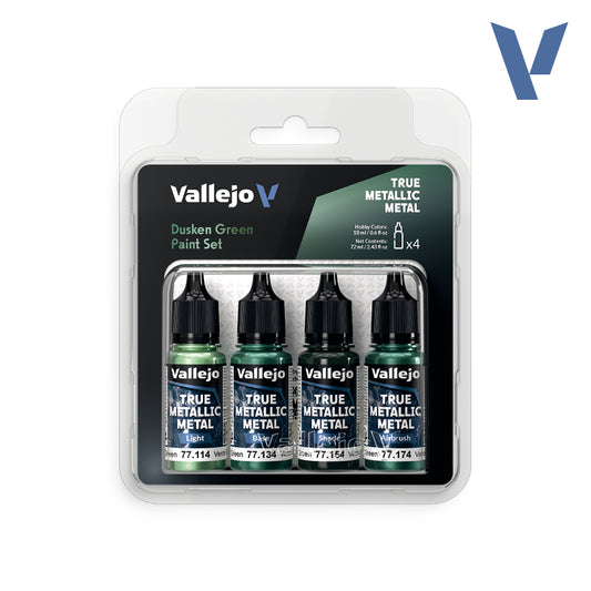 Vallejo - Set 4 colores  - Verde Sombrio