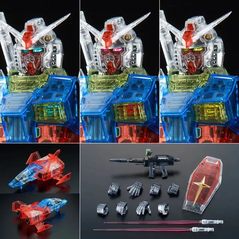 Bandai - Gundam Model Kit - PG UNLEASHED 1/60 CLEAR COLOR BODY FOR RX-78-2