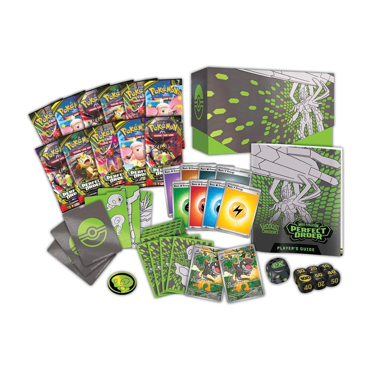 Elite Trainer Box - Pokémon  TCG - Mega Evolution: Perfect Order (Inglés)