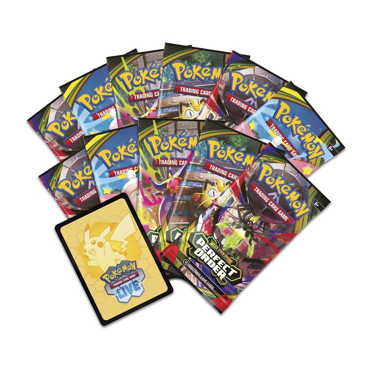 Elite Trainer Box - Pokémon  TCG - Mega Evolution: Perfect Order (Inglés)