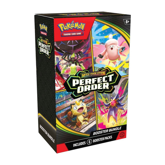 Booster Bundle - Pokémon TCG - Mega Evolution: Perfect Order (Ingles)