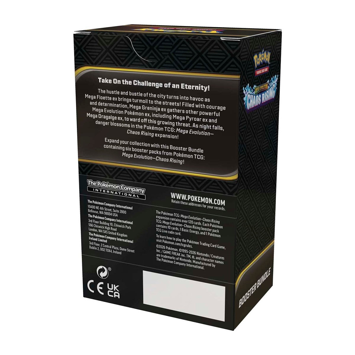 Pokémon - Mega Evolution: Chaos Rising Booster Bundle (Inglés)