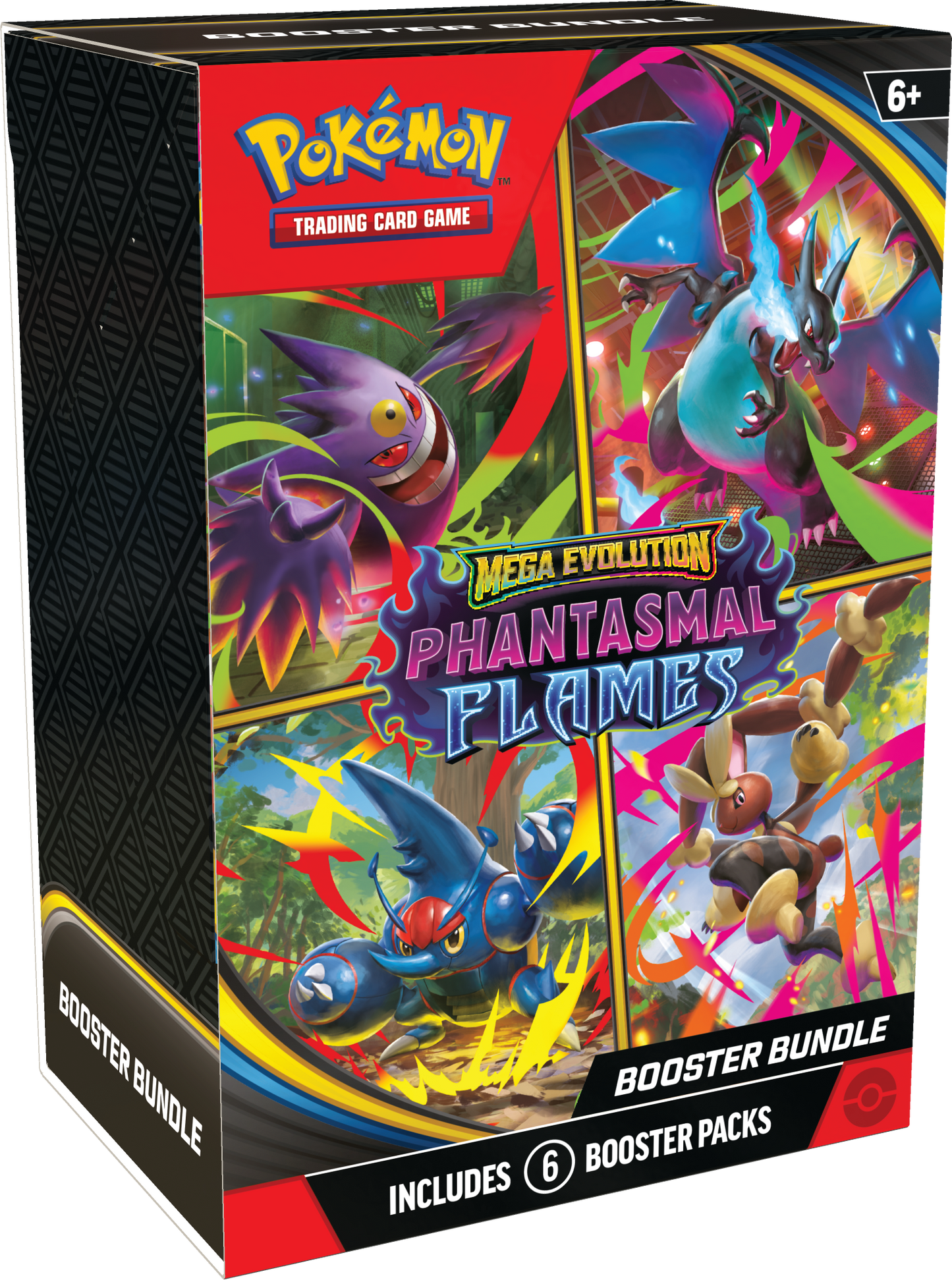 Booster Bundle - Pokémon TCG: Mega Evolution Phantasmal Flames (Ingles)