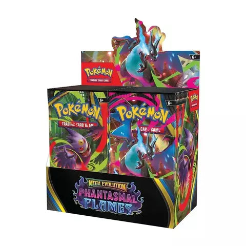 Booster Box - Pokémon TCG: Mega Evolution Phantasmal Flames (Ingles)